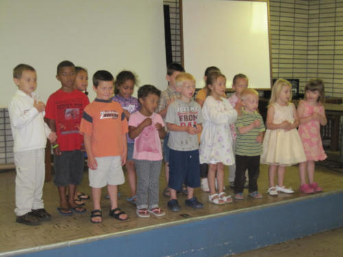 Children 3, 4, and 5 - Singing special music